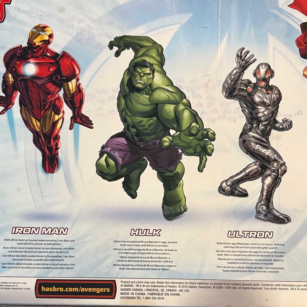 Marvel Avengers Hero Series Figures - Red, Green, Silver, Black - Picture 8 of 9